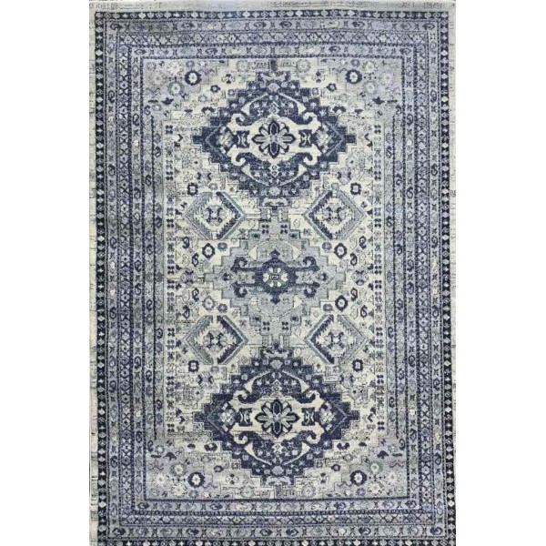 سجاد دايموند بوهيمي  تركي 6511A لون كريم رمادي مقاس 250*350
