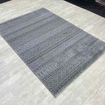 سجاد الماس تركي مودرن 10908A رصاصي غامق 200*300 سجاد الماس تركي مودرن 10908A رصاصي غامق 200*300