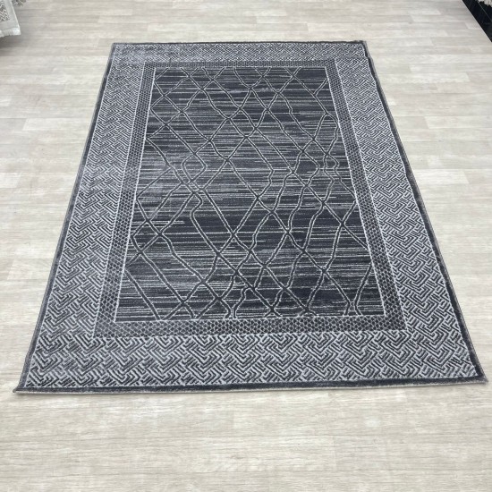 Modern Turkish Diamond Carpets 10933A dark grey 150*220