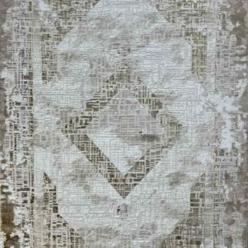 سجاد الماس تركي مودرن 30009A كريم ذهبي 150*220