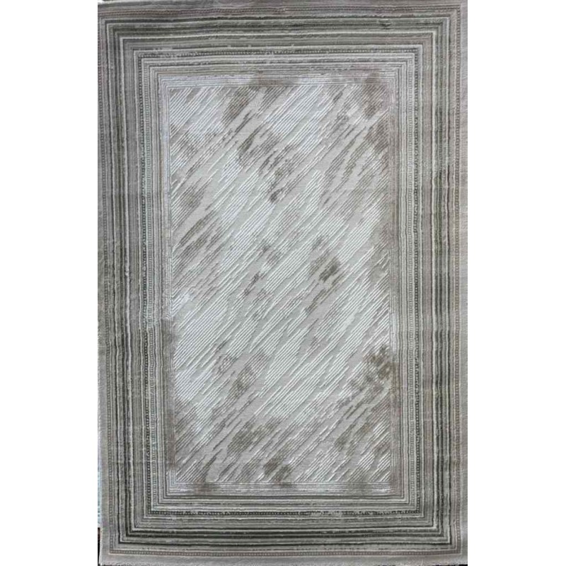 سجاد الماس تركي مودرن 30095 بيج زيتي 200*300