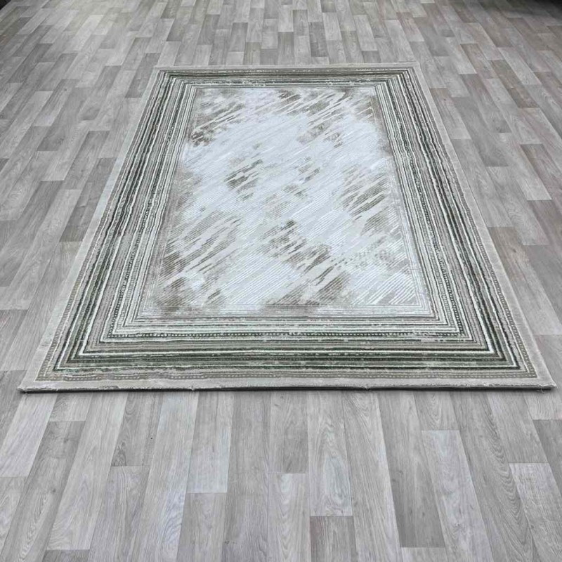 سجاد الماس تركي مودرن 30095 بيج زيتي 200*300