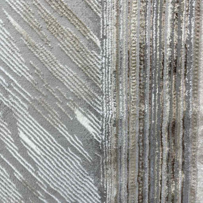سجاد الماس تركي مودرن 30095 رصاصي بني 250*350