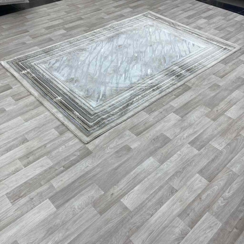 سجاد الماس تركي مودرن 30095 رصاصي بني 250*350