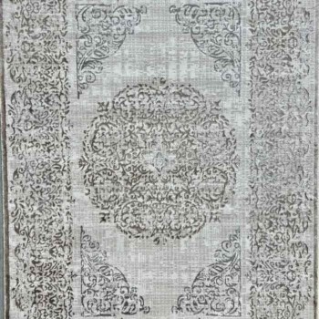 سجاد الماس تركي مودرن 35007A كريم بيج 150*220