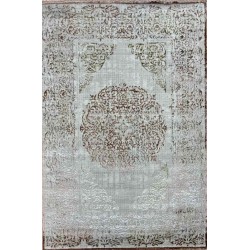 سجاد تركي حديث الماس 35007A بيج برتقالي مقاس 200*300