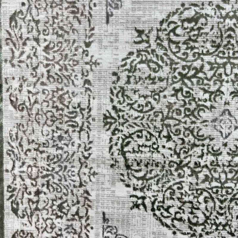 سجاد تركي حديث الماس 35007A بيج أخضر مقاس 150*220