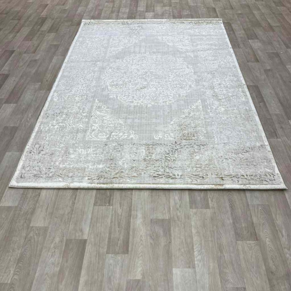 سجاد تركي حديث الماس 35007A بيج برتقالي مقاس 150*220