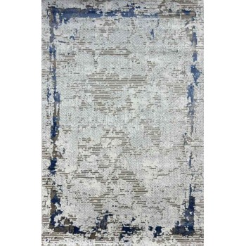 سجاد الماس تركي مودرن 35023D كريم ملون تركواز 150*220
