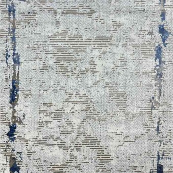 سجاد الماس تركي مودرن 35023D كريم ملون تركواز 150*220