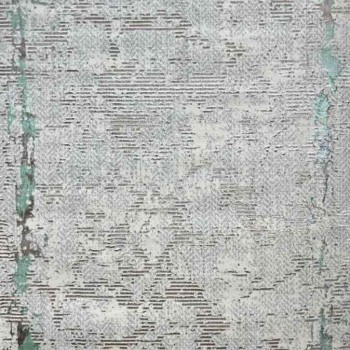 سجاد الماس تركي مودرن 35023D كريم تركواز 150*220