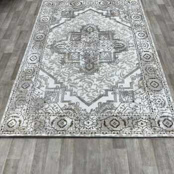 سجاد الماس تركي مودرن 35043A بيج ذهبي 150*220