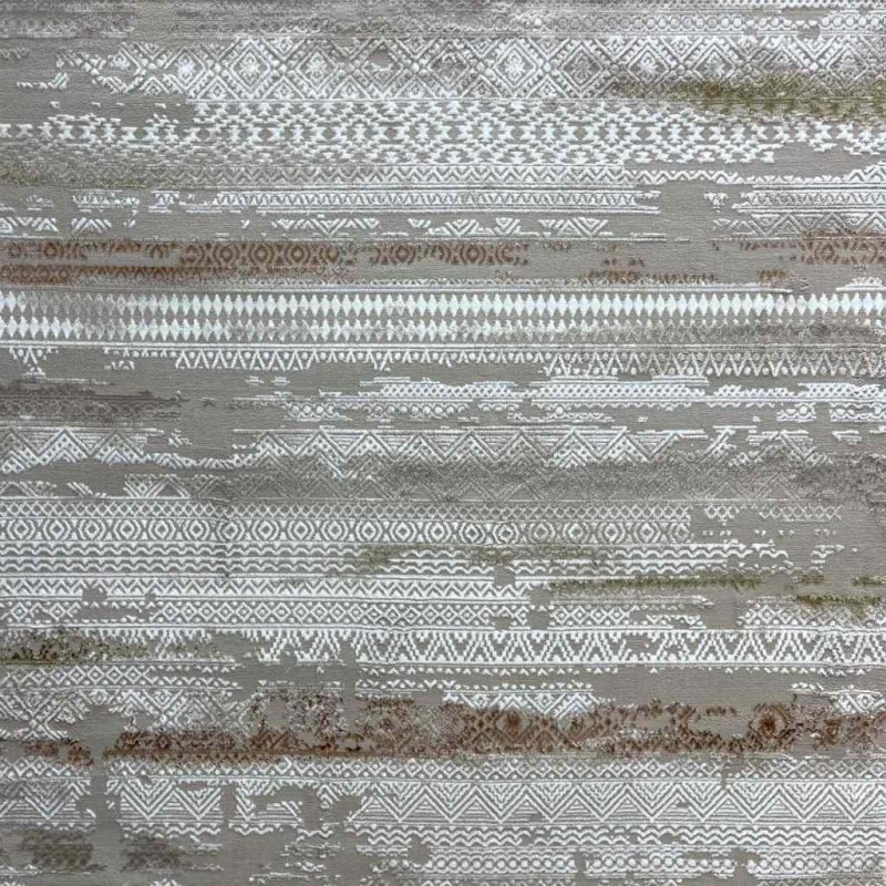 سجاد الماس تركي مودرن 30096A فيزون برتقالي 250*350