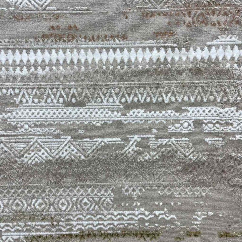 سجاد الماس تركي مودرن 30096A فيزون برتقالي 250*350