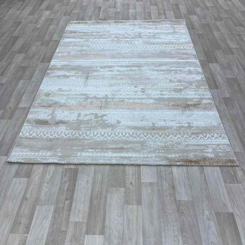سجاد الماس تركي مودرن 30096A فيزون برتقالي 250*350