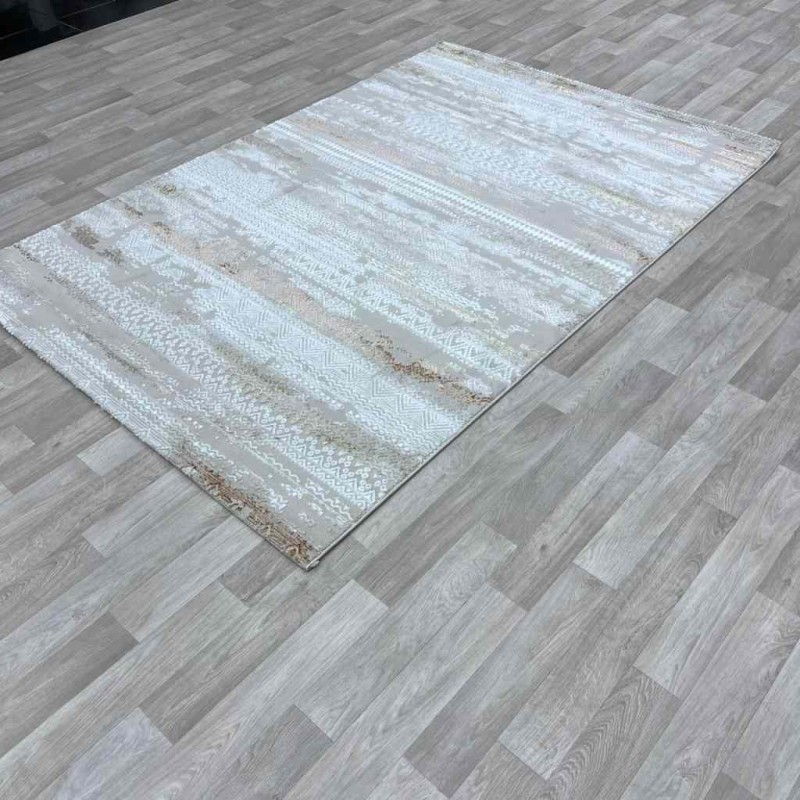 سجاد الماس تركي مودرن 30096A فيزون برتقالي 250*350