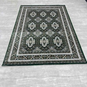 سجاد الماس كلاسيك تركي 10939A لون اخضر مقاس 150*220