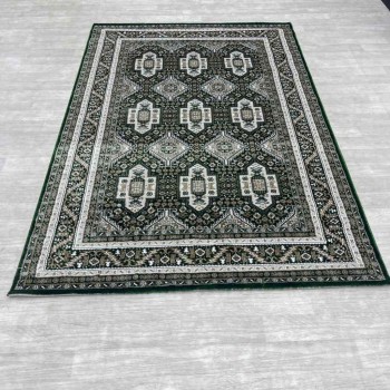 سجاد الماس كلاسيك تركي 10939A لون اخضر مقاس 150*220