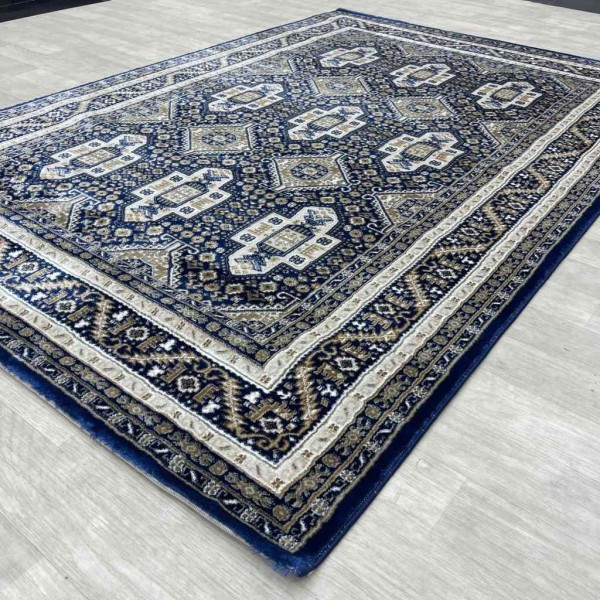 سجاد الماس كلاسيك تركي 10939A لون كحلي مقاس 150*220