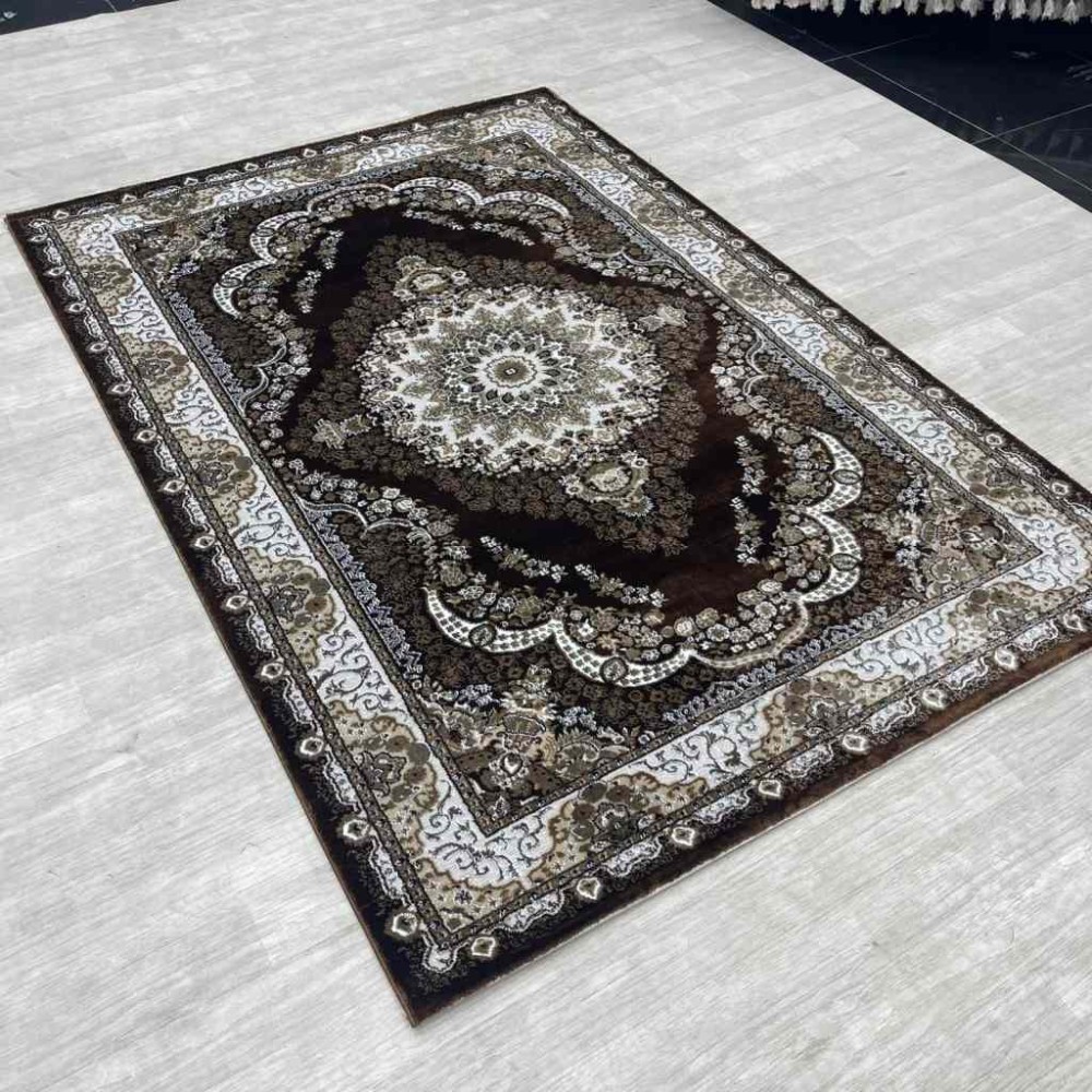 سجاد الماس كلاسيك تركي 10941A لون بني مقاس 150*220