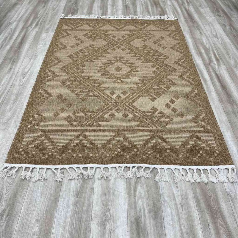 سجاد اسيا تركي 02385C بني كريم  مقاس 100*300