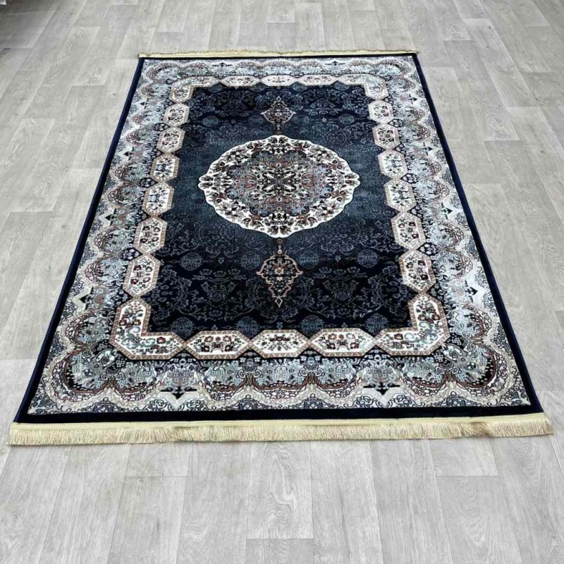 سجاد تركي كاشان 1019A كحلي مقاس 100*300