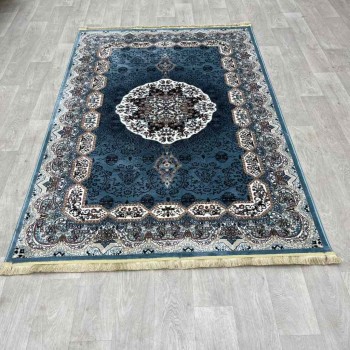 سجاد تركي كاشان 1019A سماوي مقاس 250*350