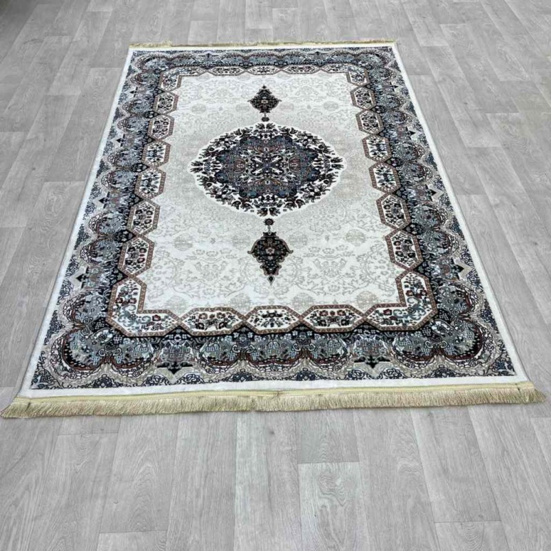 سجاد تركي كاشان 1019A كريم كريم مقاس 100*300