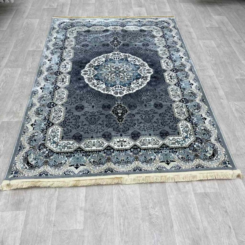 سجاد تركي كاشان 1019A رصاصي مقاس 100*300