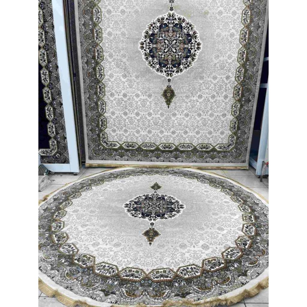 سجاد تركي كاشان 1019A كريم كريم مقاس 400*400