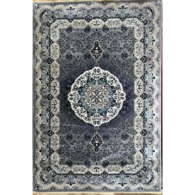 سجاد تركي كاشان 1019A رصاصي مقاس 200*200