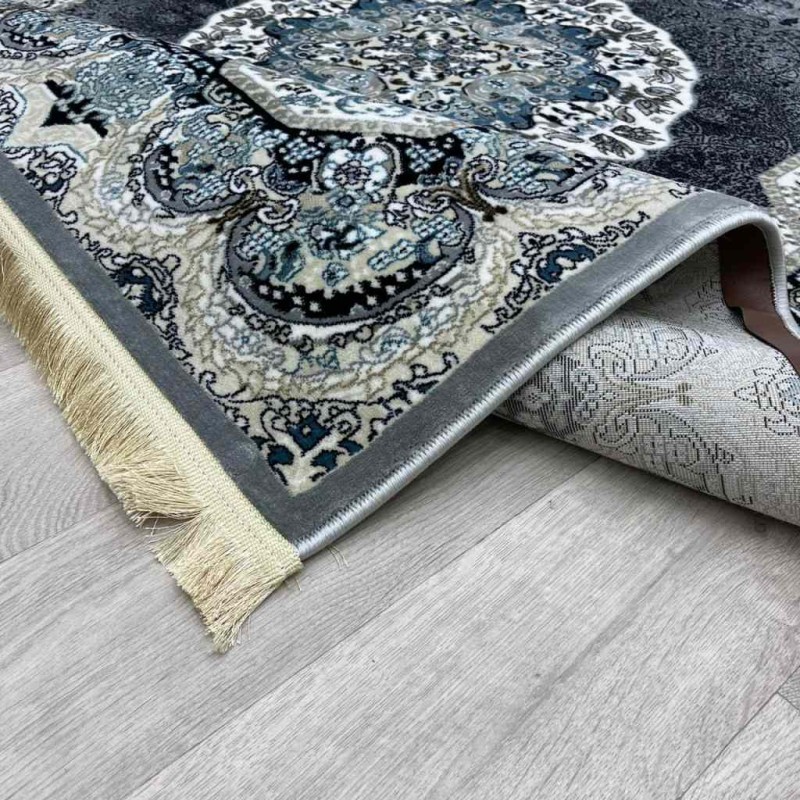 سجاد تركي كاشان 1019A رصاصي مقاس 100*300 سجاد تركي كاشان 1019A رصاصي مقاس 100*300