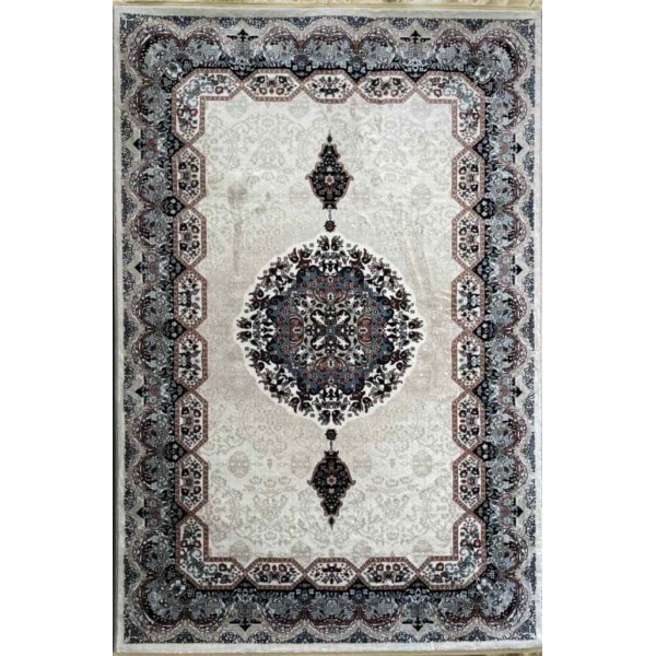سجاد تركي كاشان دائري 1019A كريم كريم مقاس 300*300