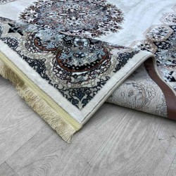 سجاد تركي كاشان 1019A كريم كريم مقاس 400*700 سجاد تركي كاشان 1019A كريم كريم مقاس 400*700