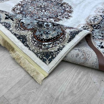 سجاد تركي كاشان 1019A كريم كريم مقاس 250*350