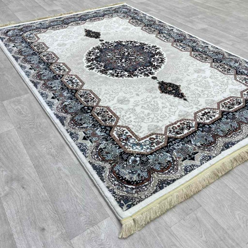 سجاد تركي كاشان 1019A كريم كريم مقاس 500*800