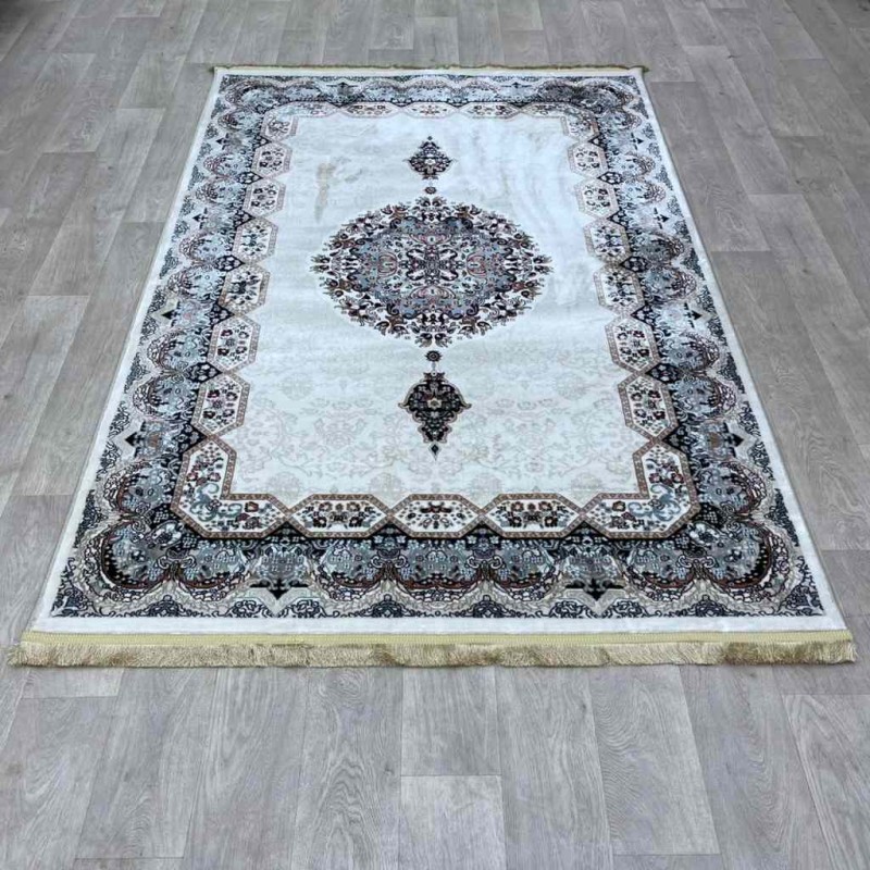 سجاد تركي كاشان 1019A كريم كريم مقاس 500*800