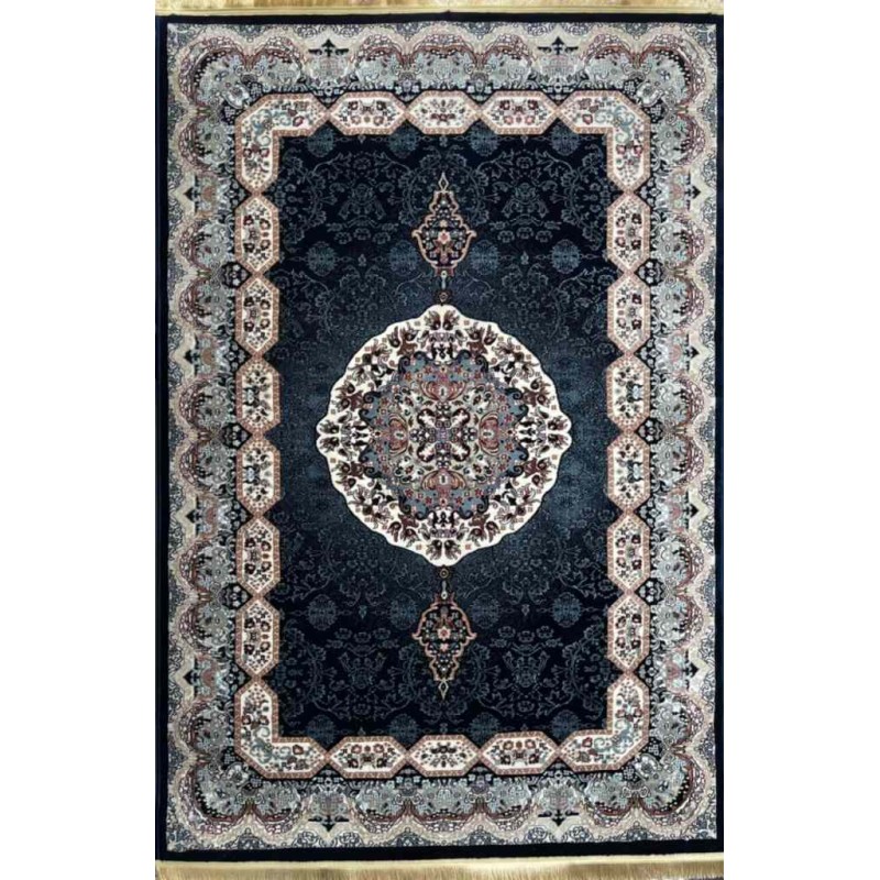 سجاد تركي كاشان 1019A كحلي مقاس 100*300 سجاد تركي كاشان 1019A كحلي مقاس 100*300