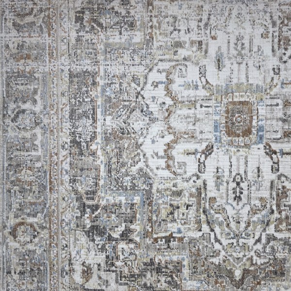 سجاد ارتلاين بوهيمي تركي 1923A كريم انثراسيت مقاس 250*350