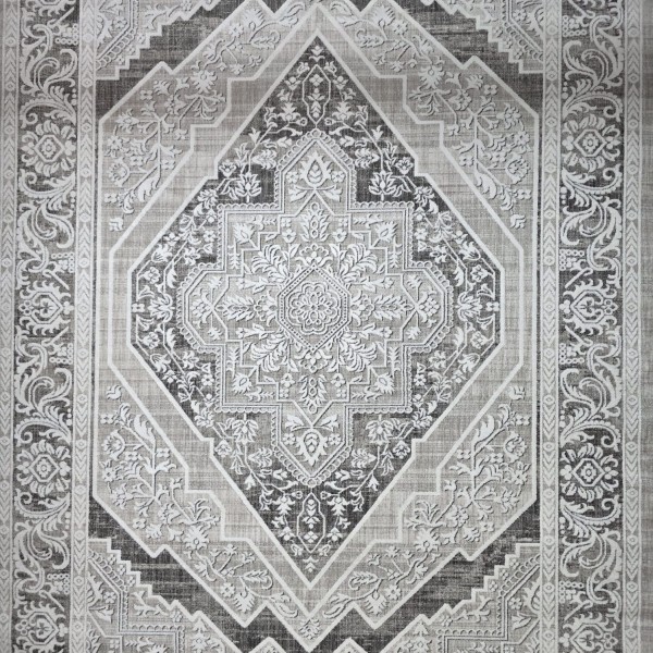 سجاد ارتلاين بوهيمي تركي A193C كريم انثراسيت مقاس 200*300