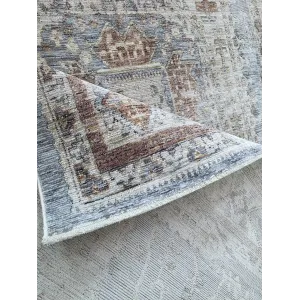سجاد بوهيمي تركي A640A انتراسيت غامق مقاس 300*400