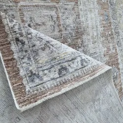 سجاد بوهيمي تركي A640A انتراسيت اصفر مقاس 80*150