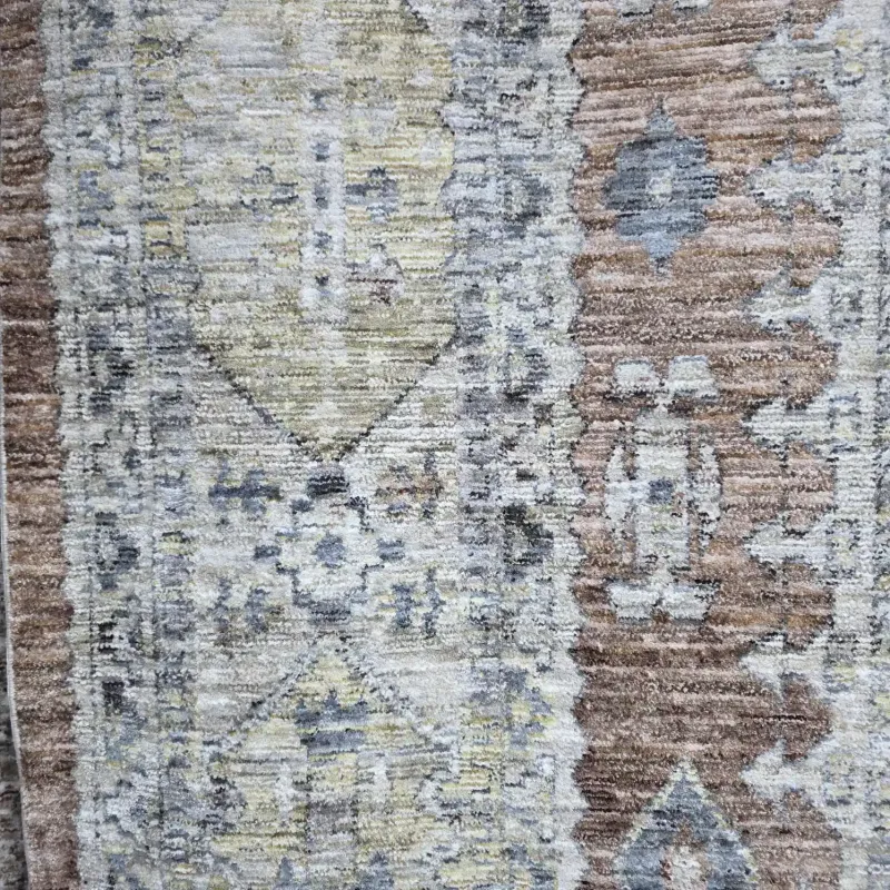 سجاد بوهيمي تركي A640A انتراسيت اصفر مقاس 80*150
