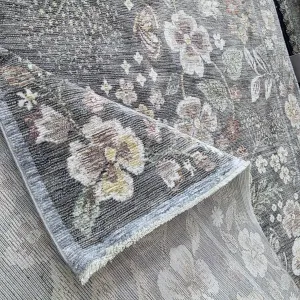 سجاد بوهيمي تركي A492A دارك سكاي مقاس 50*80