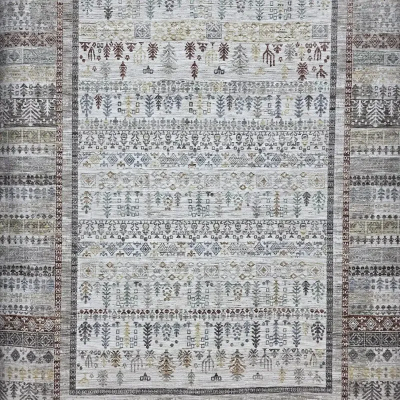 سجاد بوهيمي تركي هيربولينA946A كريم مقاس 50*80