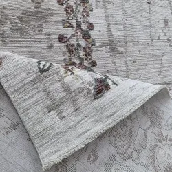 سجاد بوهيمي تركي هيربولين A963A كريم مقاس 50*80