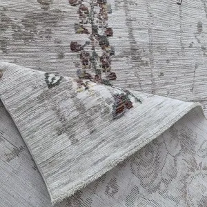 سجاد بوهيمي تركي هيربولين A963A كريم مقاس 50*80