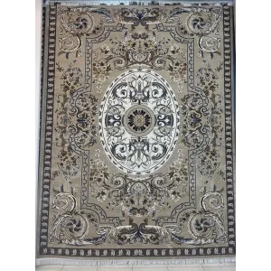 سجاد تركي شيراز A706C كلاسيك سميك ناعم بيج مقاس 400*600