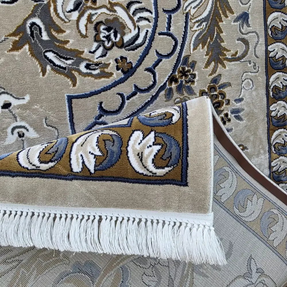 سجاد تركي شيراز A706C كلاسيك سميك ناعم بيج مقاس 400*800