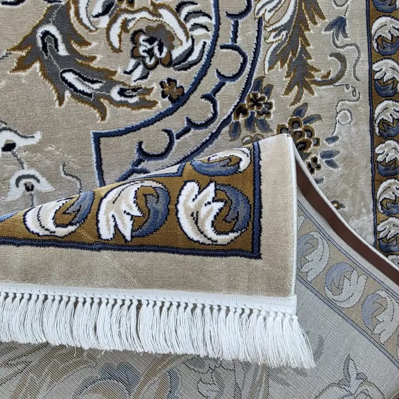 سجاد تركي شيراز A706C كلاسيك سميك ناعم بيج مقاس 150*150